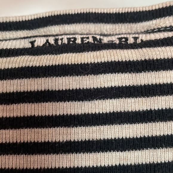 Striped Boat Neck Ralph Lauren T-Shirt - Picture 6 of 7